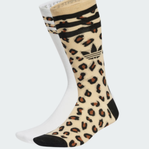 Chaussettes Léopard mi-mollet – lot de 2