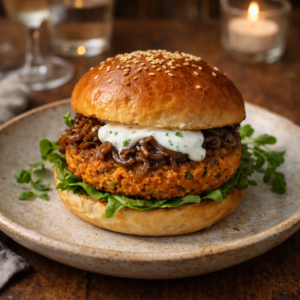 Burger végétal de la Cour